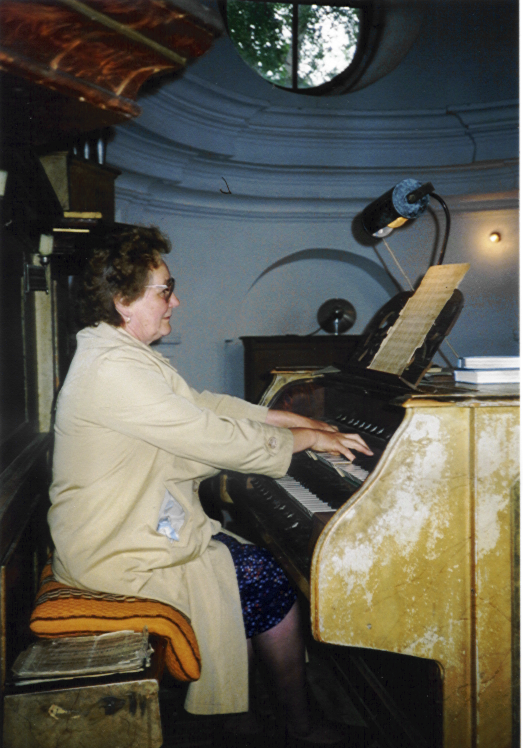 Jiřina Králová, kůr kostela svatého Vojtěcha (asi 1991)